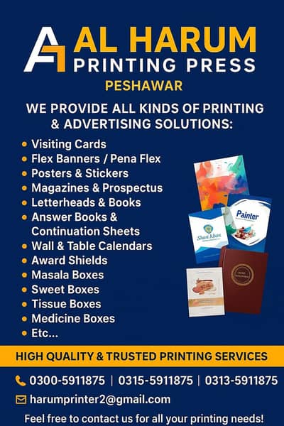 Premium Printing Services – High Quality & Affordable