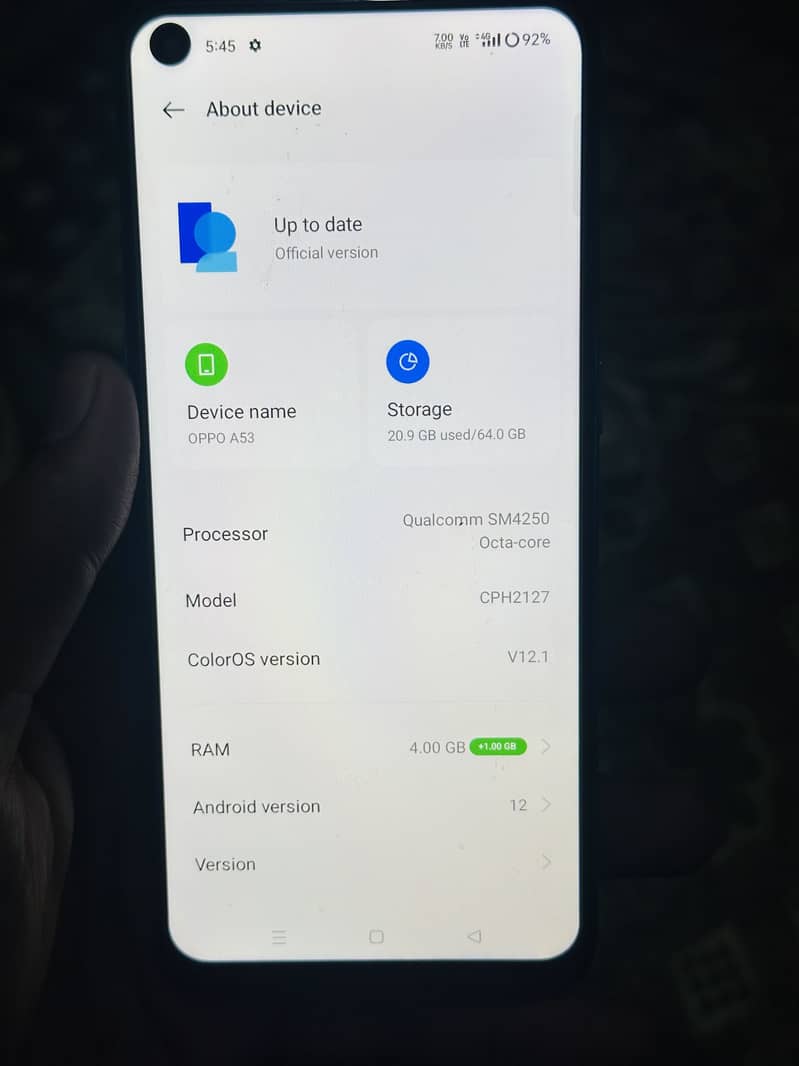 Oppo A53 7