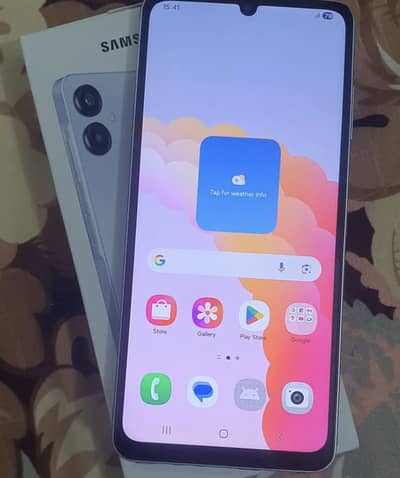 Samsung A06 Grey like New full box dual sim PTA Approved