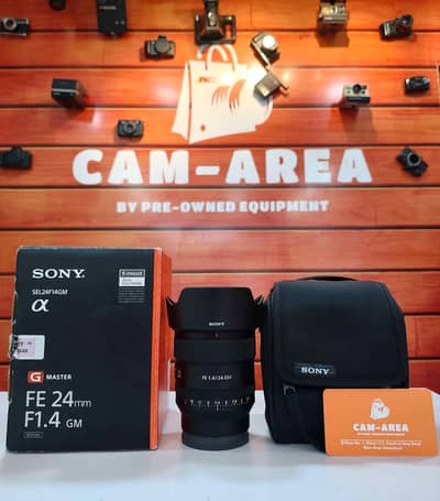 Sony 24mm f1.4 G MASTER, Complete Box, Sony GM Lenses
