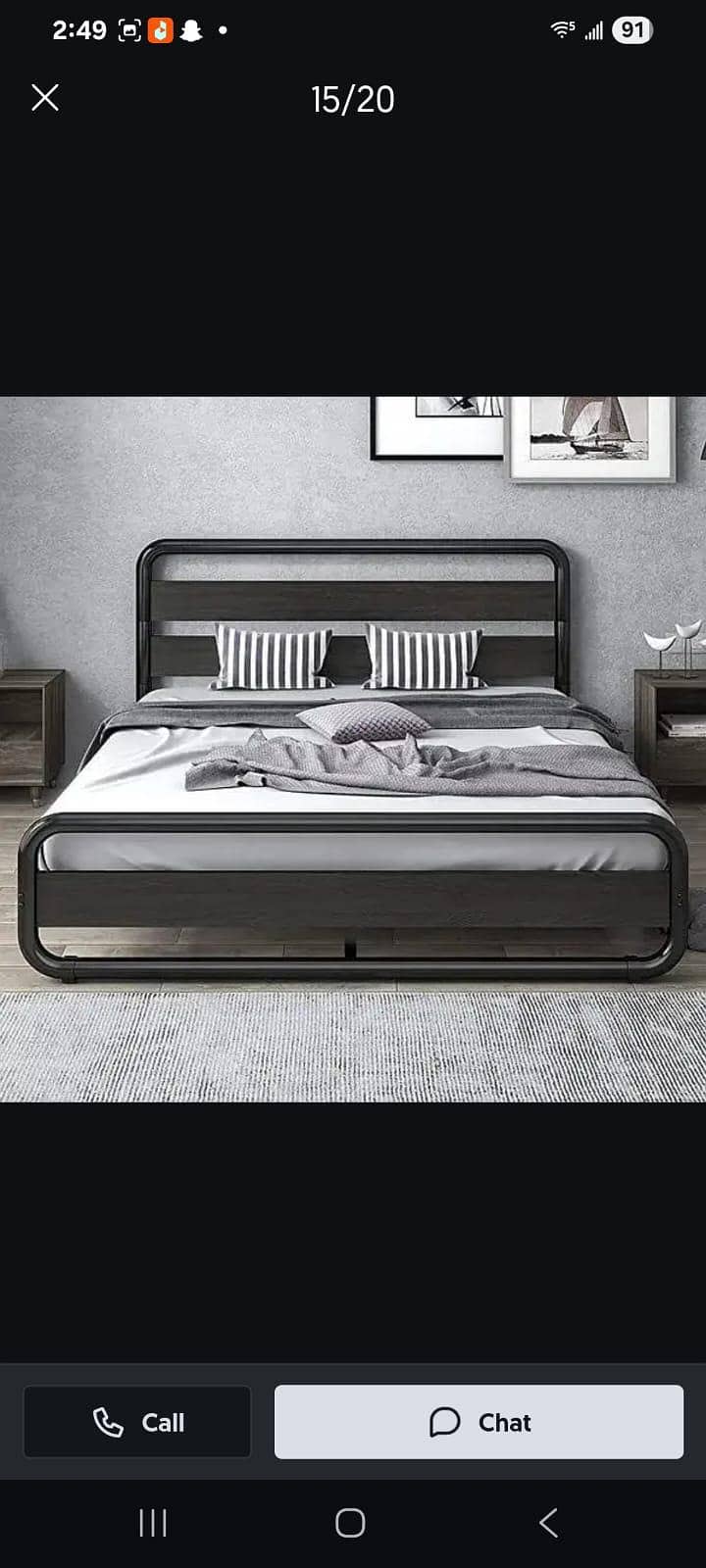 double bed/bed/king bed/bed set/iron bed 0