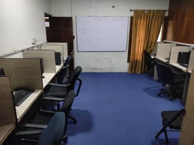 Furnished office suitable 4 call center software house/office work
