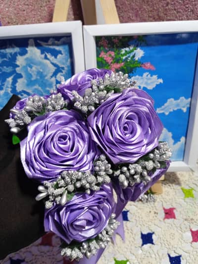 handmade unique ribbon gajra