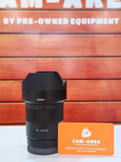 Sony 55mm f1.8, Sony Prime Lenses, Complete Box