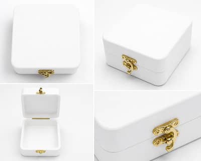 Elegant Wooden Look Storage Box 