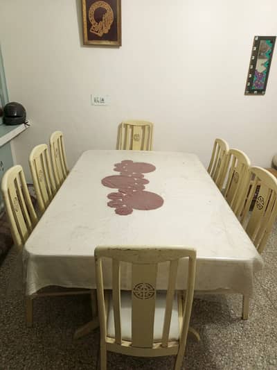 Wooden Big size 8 seatr Dining Table for sale