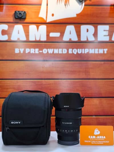 Sony 24mm f1.4 G Master, Sony Lenses, with Pouch