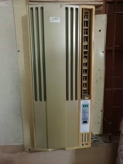 window ac ,75 ton corona with 110 volt converter