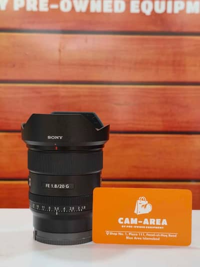 Sony 20mm f1.8 G, Sony Prime Lenses, Import Unit