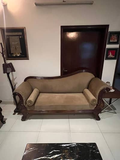 3-Seater Sheesham Wood Sofa for Urgent Sale