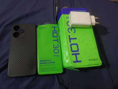 infinix hot 30 play with box and charger