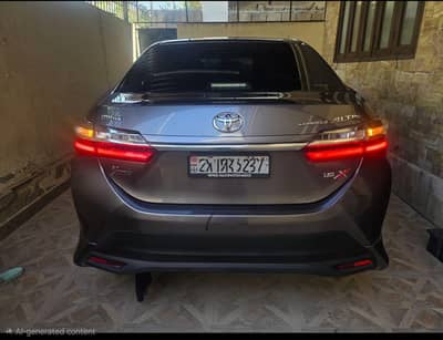 Toyota Corolla Altis Grande X CVT-i 1.8 with Black interior