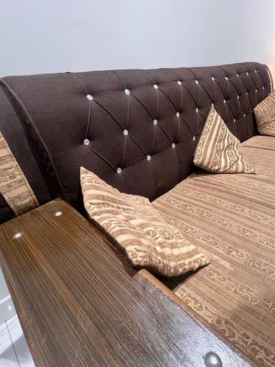 5 seater sofa set with tables