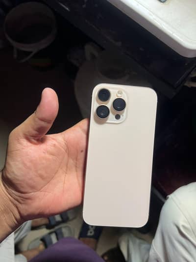 I phone 16 pro max desert titanium excellent condition