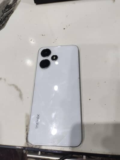 Infinix hot30play 4+64  with box  charger Sath ni ha