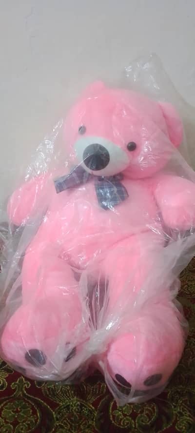 Teddy bear new for sale Pink color