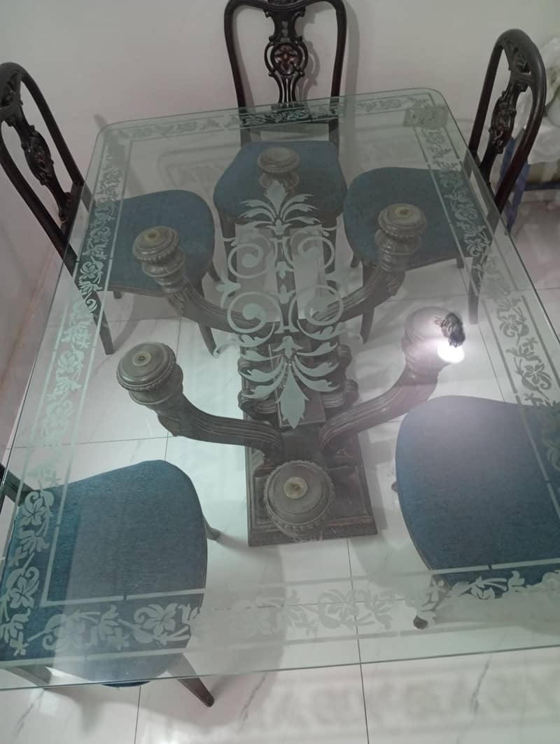 ANTIQUE DINING TABLE 4