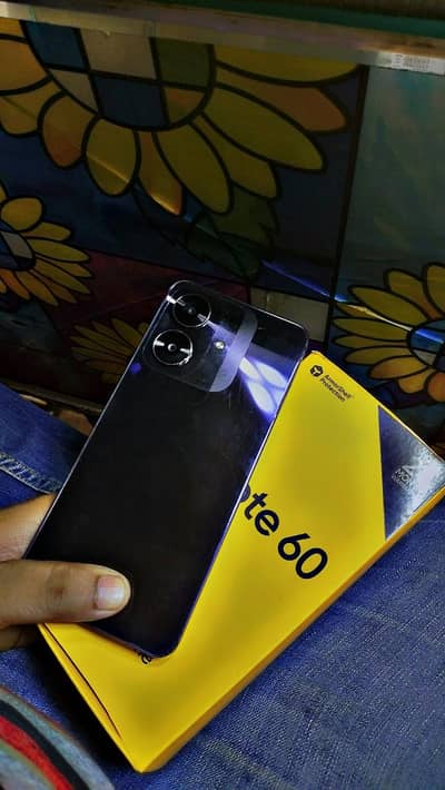 Realme Note 60 4/128  with box & charger 3 month warranty Remaining