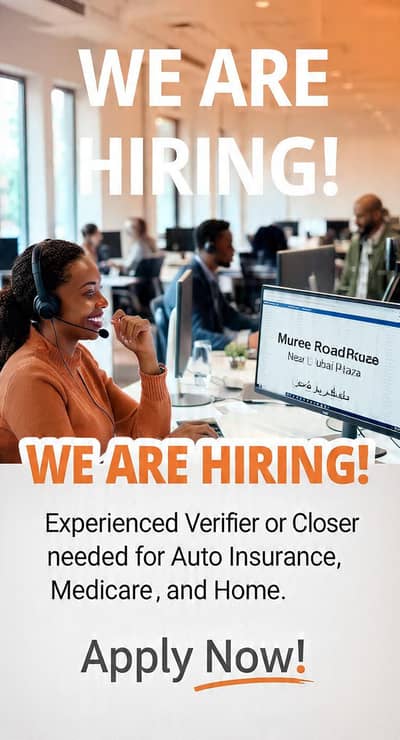 call center job need verifier and we'll experience employees