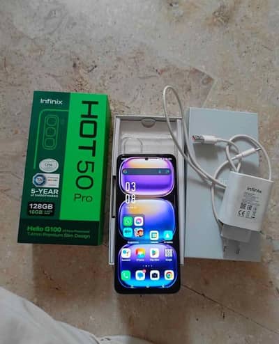 Infinix Hot 50pro 8gb Ram 128gb memory 0319/3220/605