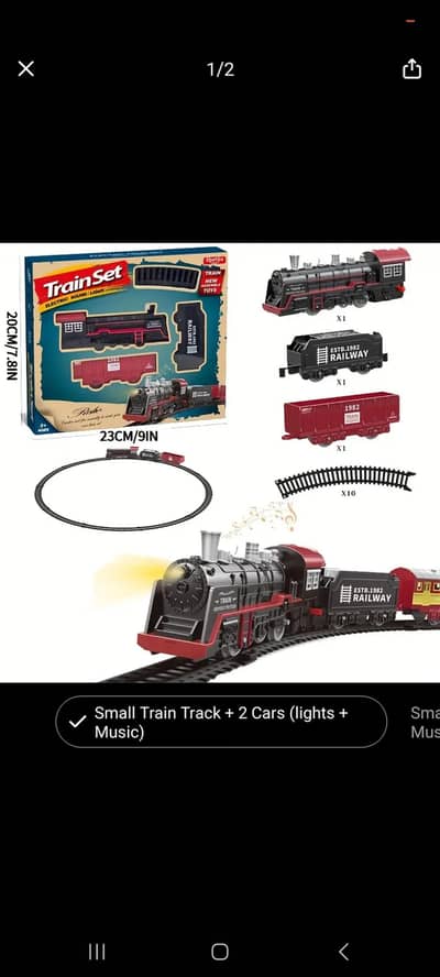 Light & Musically Train with huge Ring Track for sale