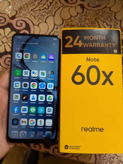 Real me note 60x 4+64 brand new only 6month use