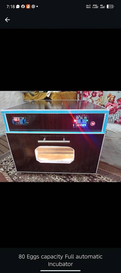 FULLY AUTOMATIC INCUBATOR