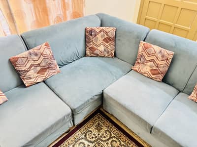 9 seater L shaped sofa