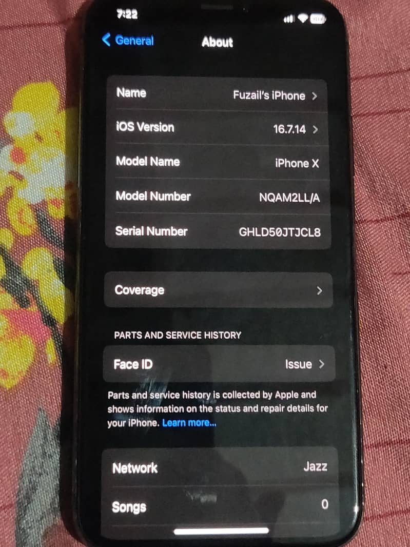 Iphone x 256 8