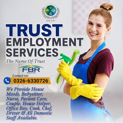 Maids / House Maids / cook / House chef / Baby Sitter maid available