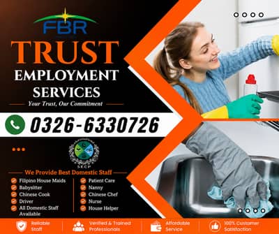 Maids / House Maids / cook / House chef / Baby Sitter maid available