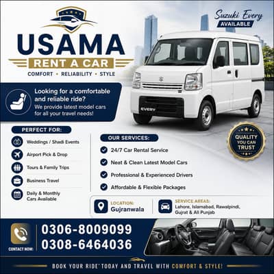 usama rent a car and tour specialist best services provider near you