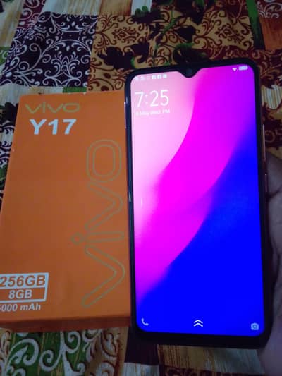 Vivo y 17 ram 8Gb and ROM 256Gb hae,03093363403 call me