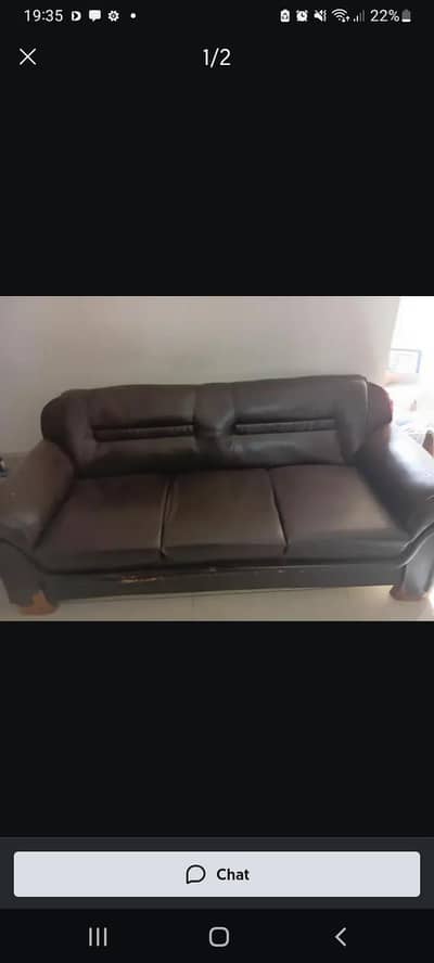 5 seter sofa set 3+1+1