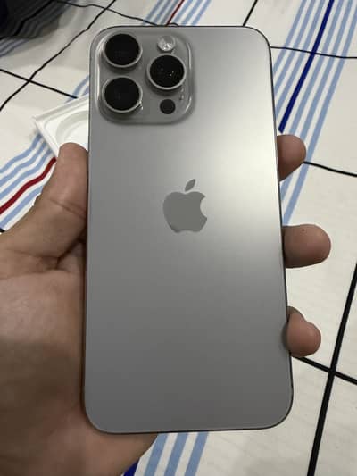 Iphone 15 pro max PTA 512gb with box