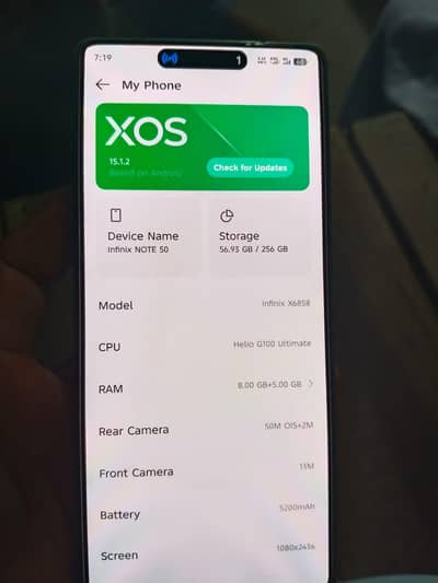 Infinix X6857 256GB – Excellent Condition