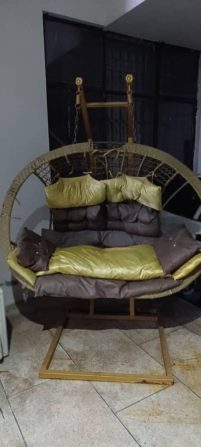 Full Size Double Swing/Jhoola with double cusions