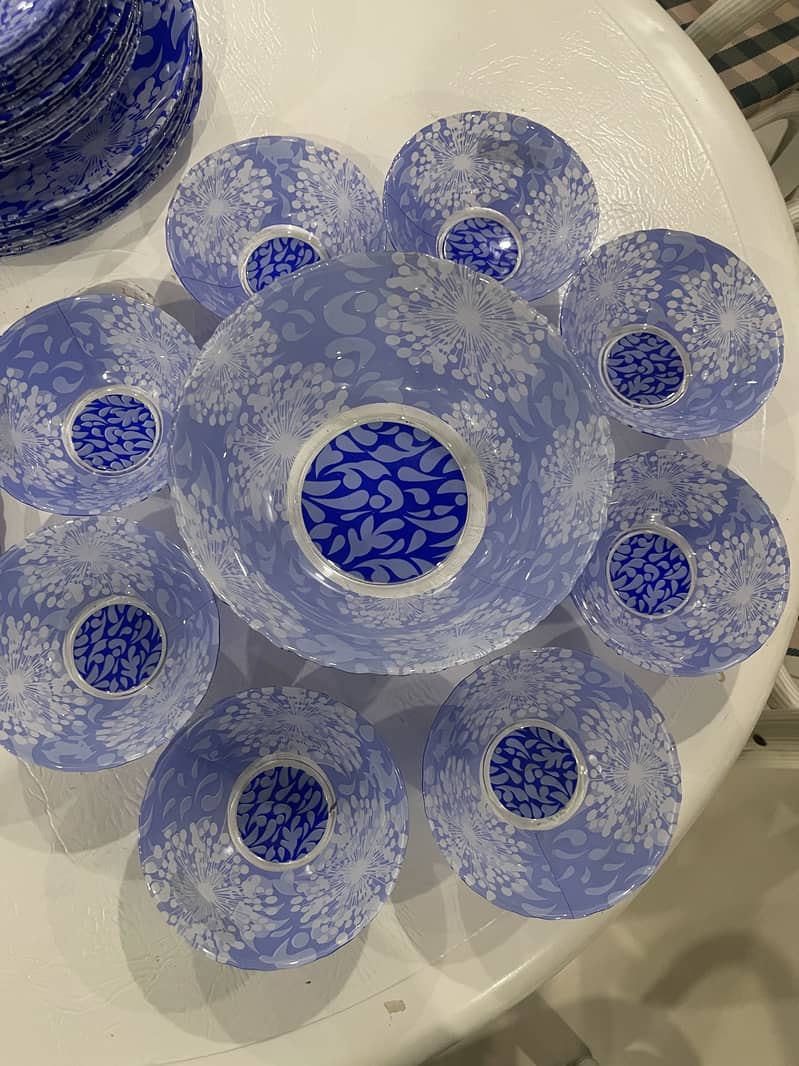 Glass dinner set 3