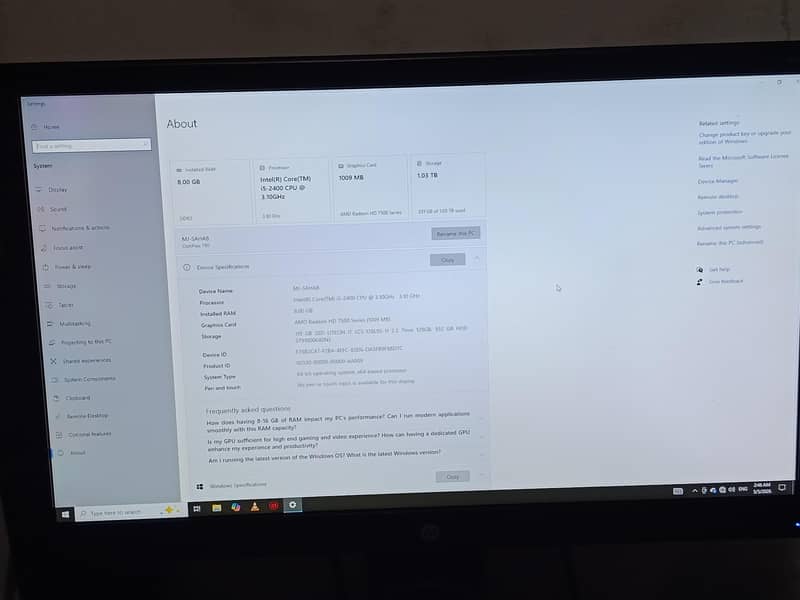 Gaming & workstation Computer i5 5