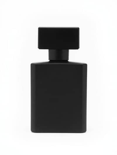 Black matte perfume bottle