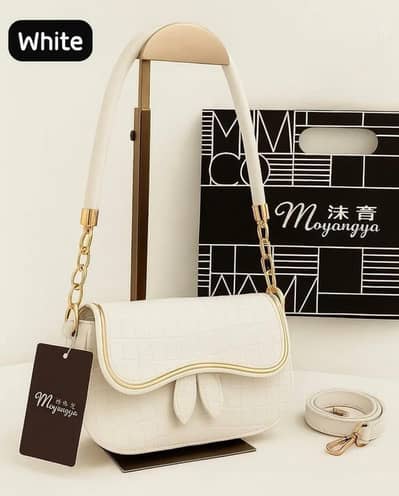women's leather plain shoulder bag