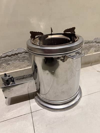 Portable Wood Burning Stove – Stainless Steel
