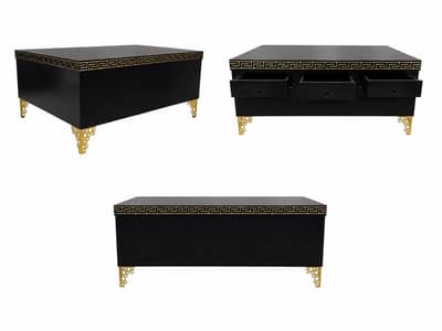 Central Table Black color