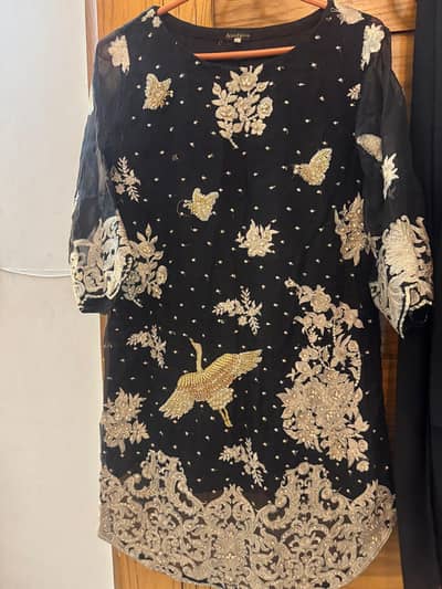 Embroided Net suit
