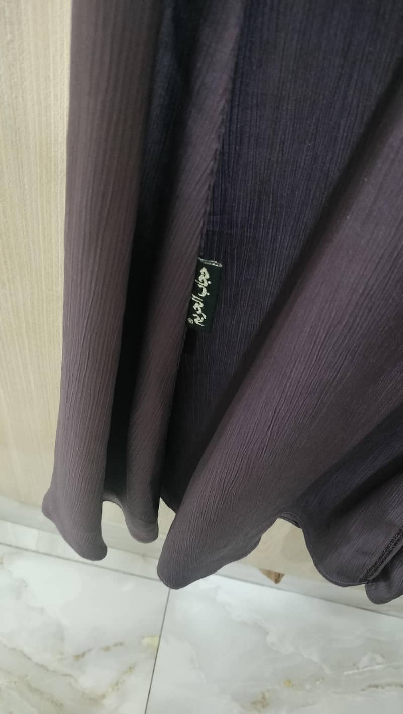 پرپل کلر عبایا ۔۔سائز۔۔58 2