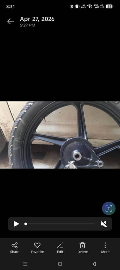Honda 125 star rim