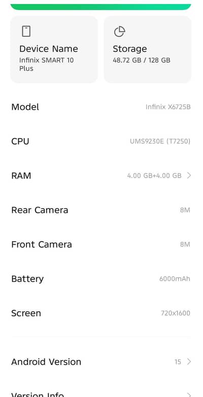 infinix smart 10 plus