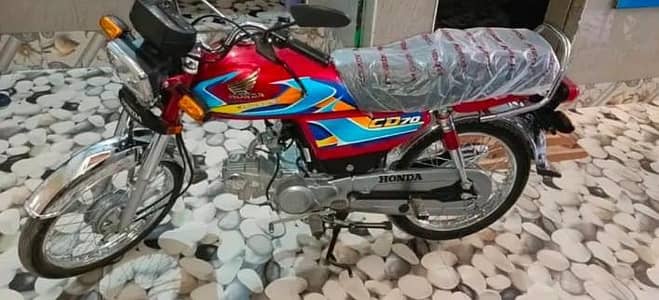 2026 Honda CD70 - Zero Meter, Red | Latest Model For Sale"