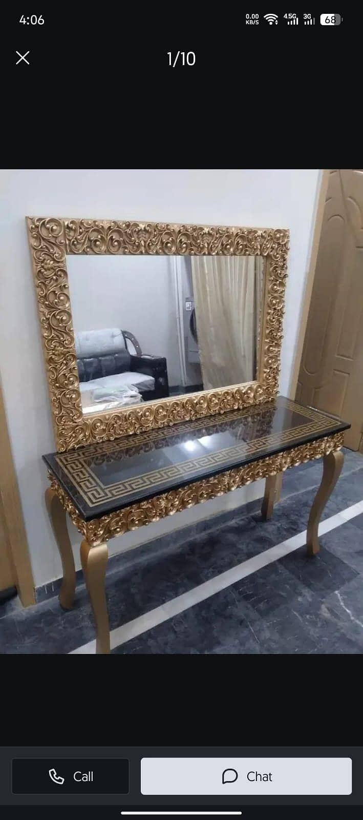 console table with mirror centre table 4 3
