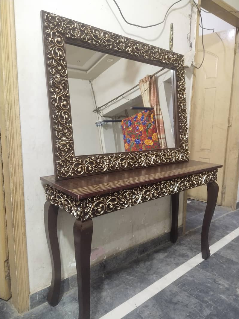 console table with mirror centre table 4 8
